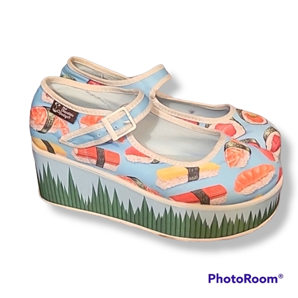 Chocolaticas Sushi Women's Mary Jane Platform - Picture 3 of 9
